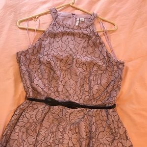 Elle Lavender Lacy Dress